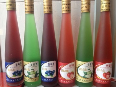 青島中糧 果味酒 莫高 古道 藍(lán)莓酒375ml/瓶 北京整箱包郵圖片12